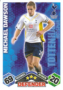 Michael Dawson Tottenham Hotspur 2009/10 Topps Match Attax #EX46